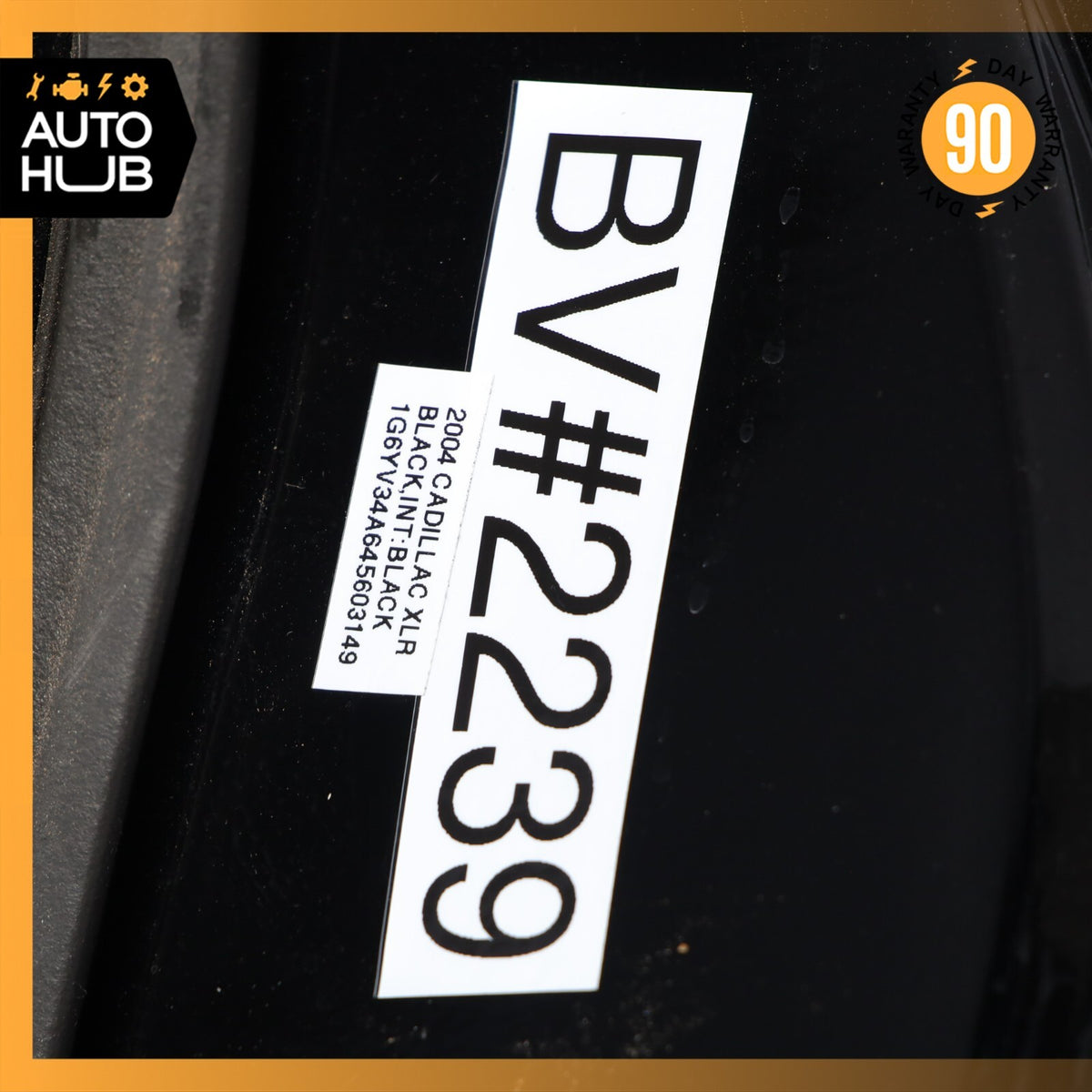 04-09 Cadillac XLR Front Right Passenger Side Door Shell Panel Black OEM 81k - photo 21