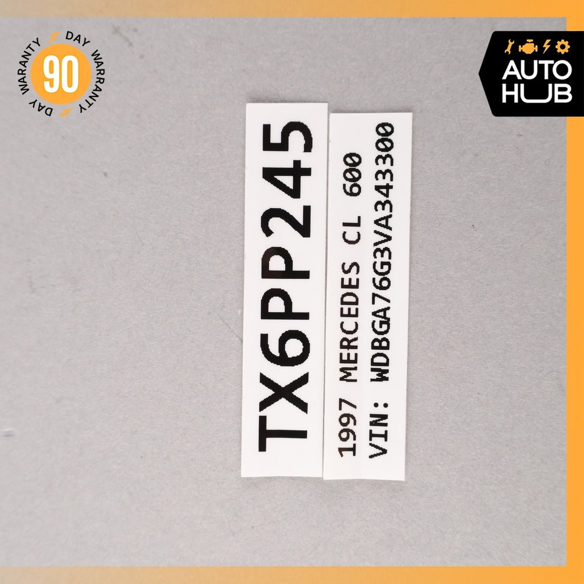 Mercedes W140 CL600 S500 Bumper Parktronic Parking Sensor OEM 63k - photo 11