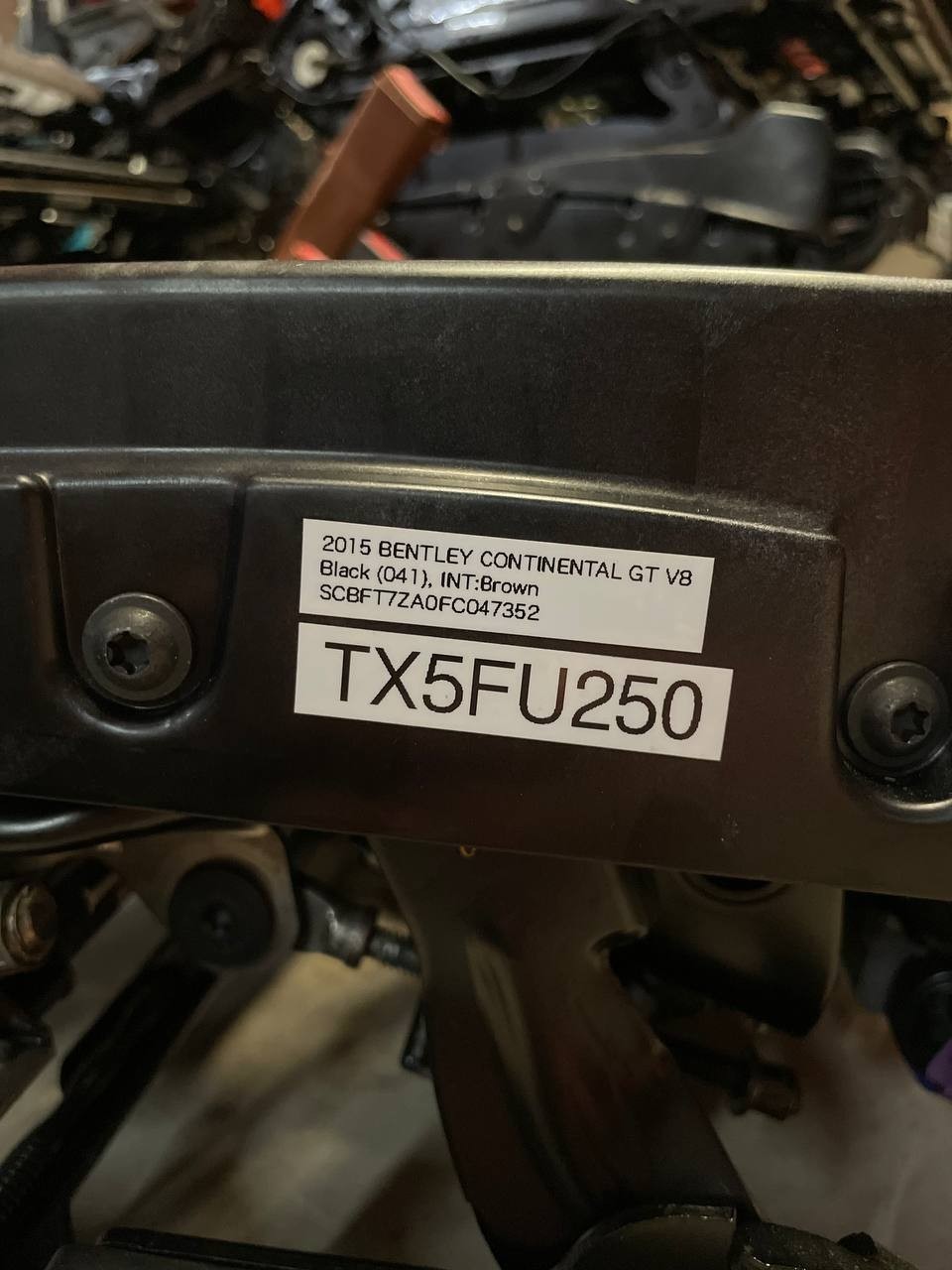 12-18 Bentley Continental GT GTC Lower Seat Track Rail Front Right Side OEM - photo 13