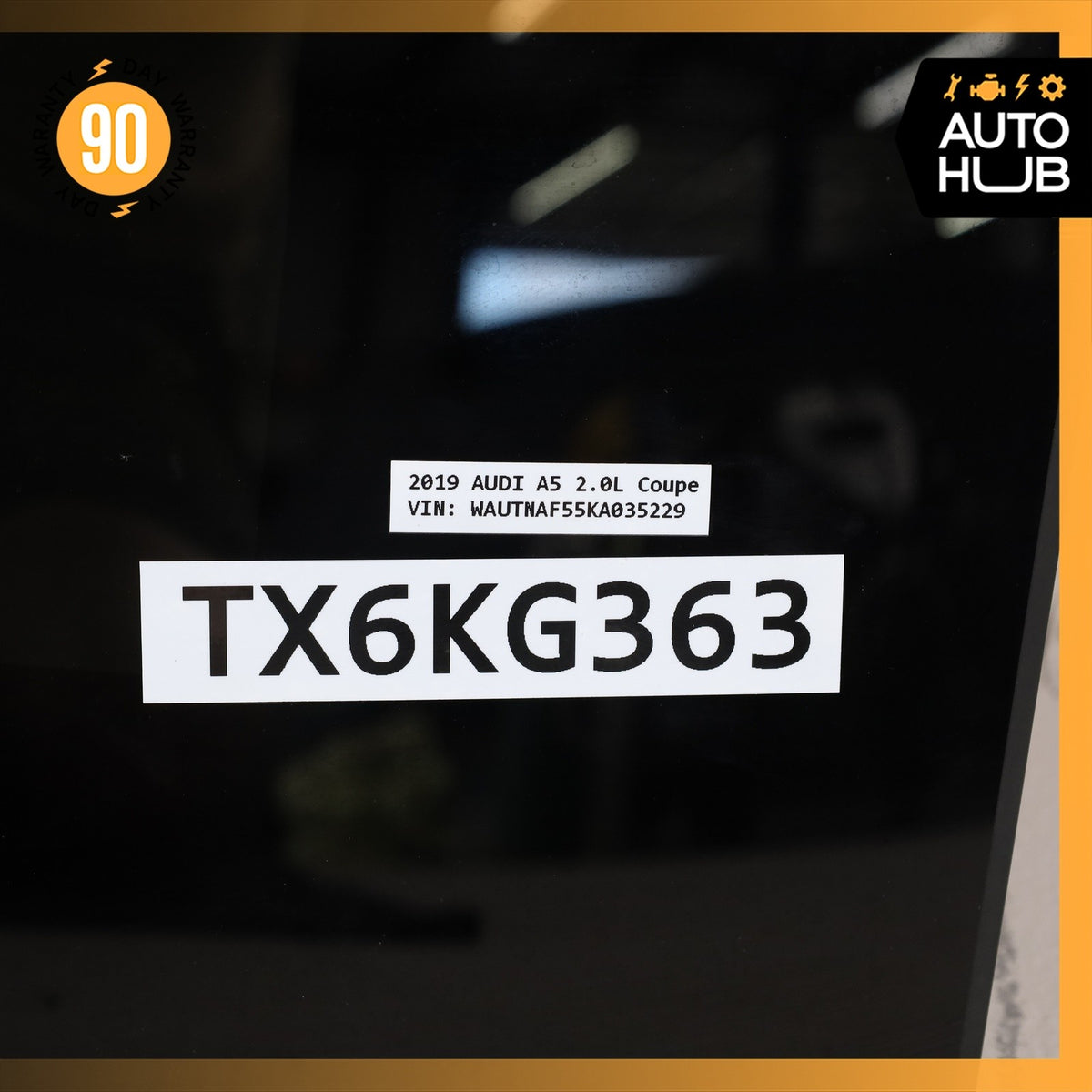18-24 Audi B9 A5 S5 Rear Panorama Panoramic Sunroof Glass OEM - photo 16