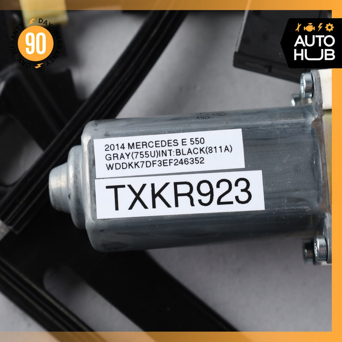 Mercedes W207 E550 Convertible Window Regulator Motor Front Right Side OEM 74k - photo 15