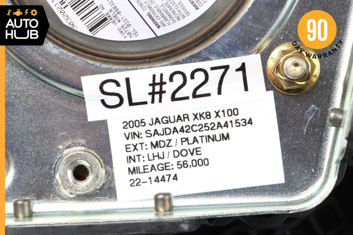 03-06 Jaguar XK8 X100 Steering Wheel Air Bag Airbag Charcoal C2N3452-LEG OEM - photo 12