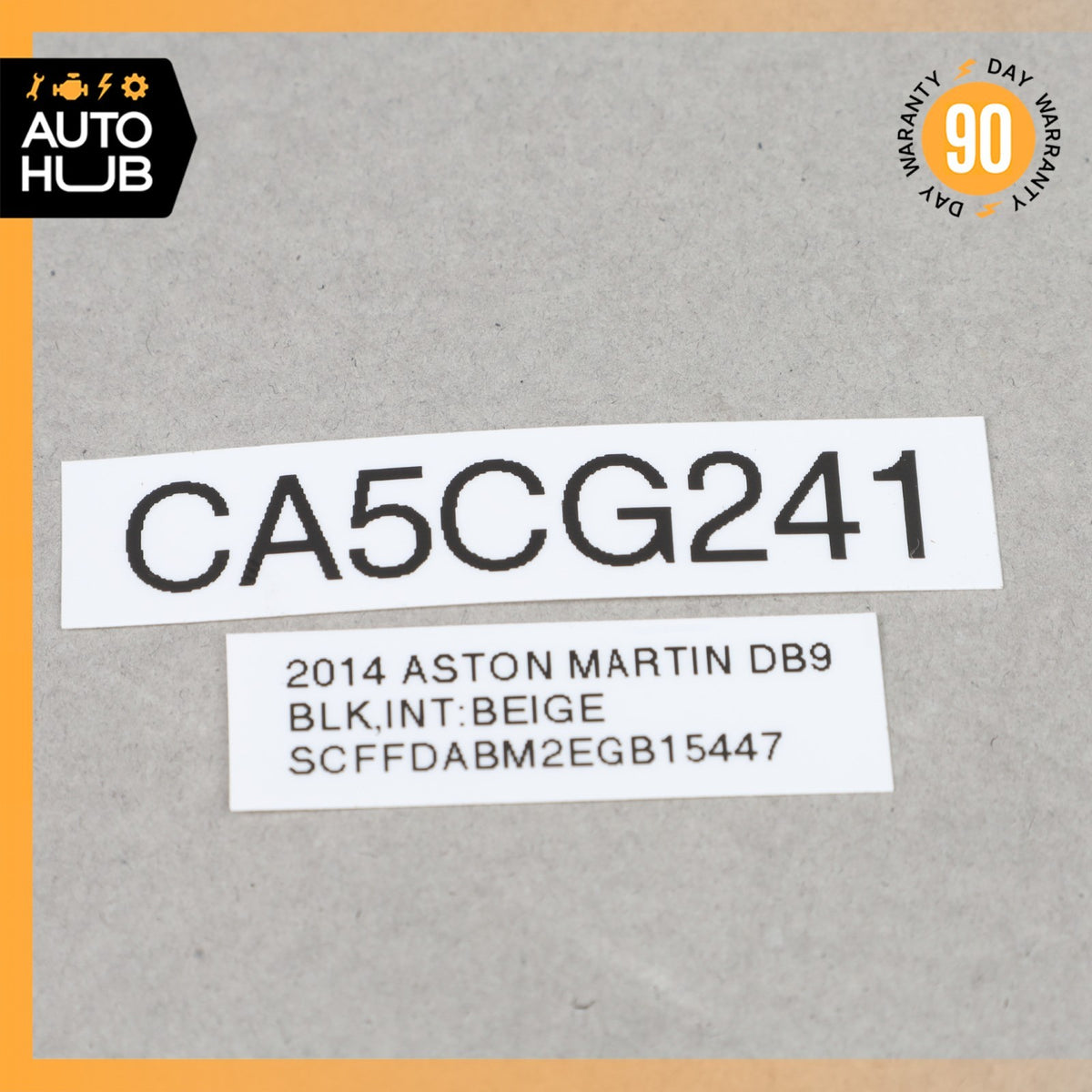 12-16 Aston Martin DB9 DBS Right Seat Control Memory Switch CG4314A701BA OEM - photo 11