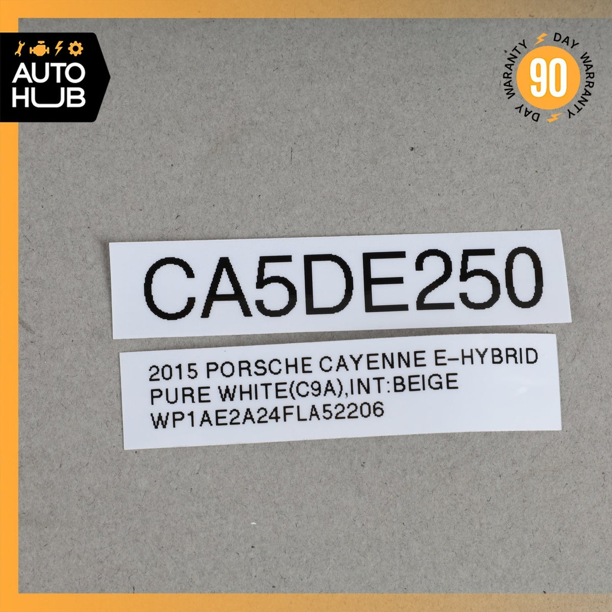 11-18 Porsche Cayenne 958 Dashboard Instrument Cluster Upper Bezel Beige OEM - photo 13