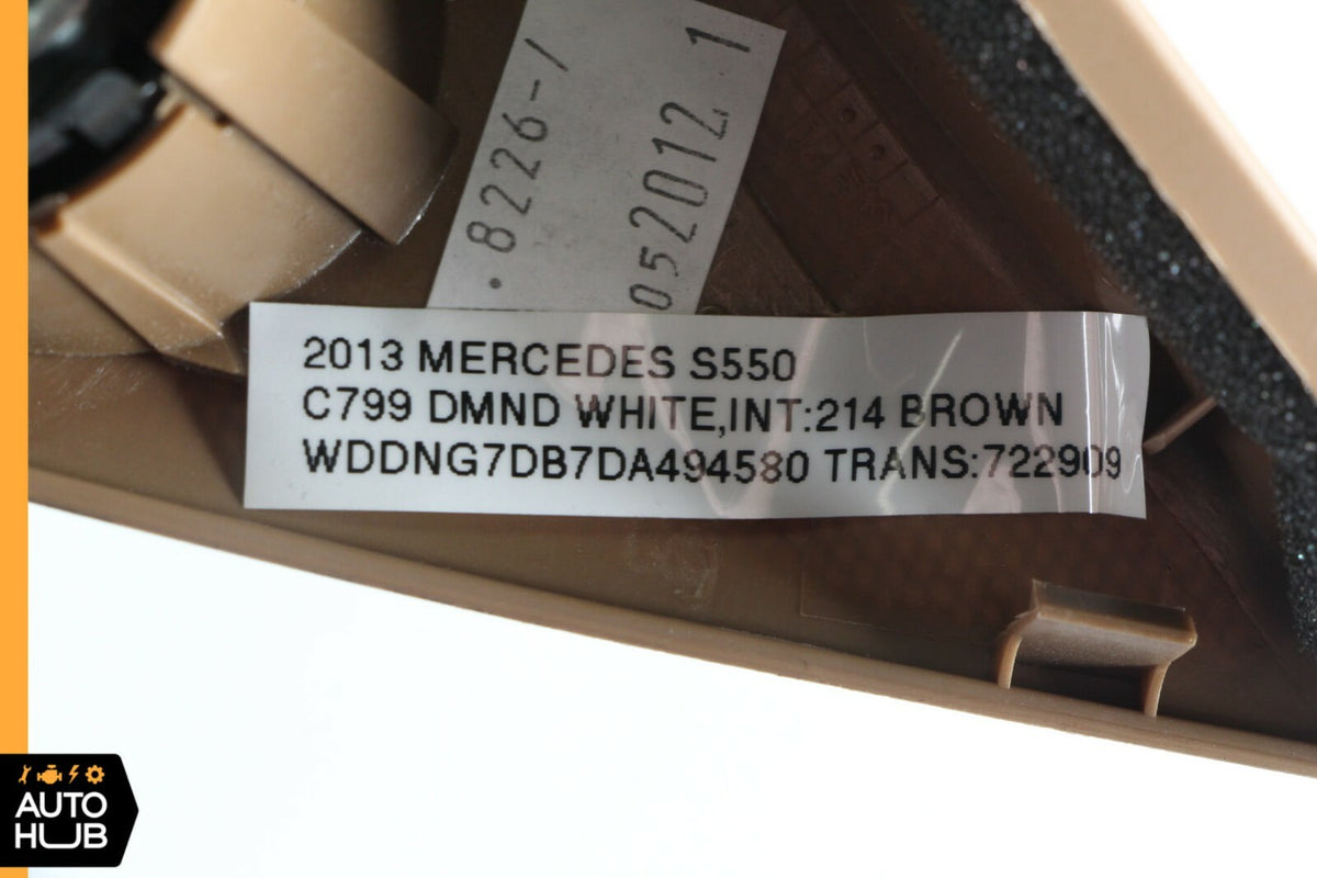07-13 Mercedes W221 S400 S550 Door Corner Speaker Right Side Beige 2217280456 - photo 9