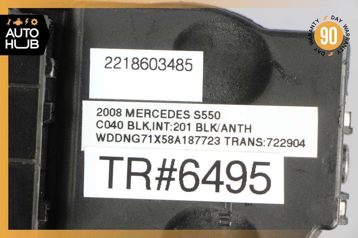 07-10 Mercedes W221 S550 S63 AMG Front Right Passenger Side Seat Belt Black OEM - photo 12