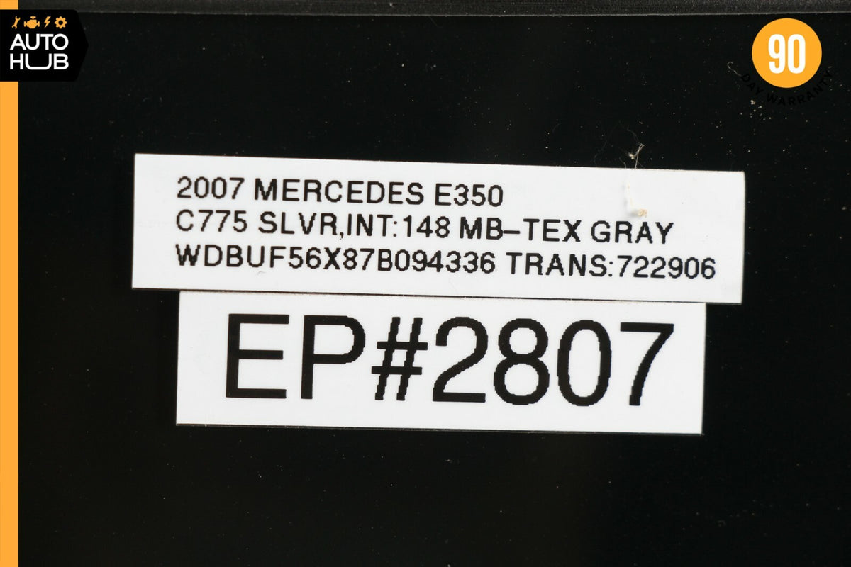 07-09 Mercedes W211 E350 E550 E63 AMG Sedan Rear Windshield Window Glass OEM - photo 11