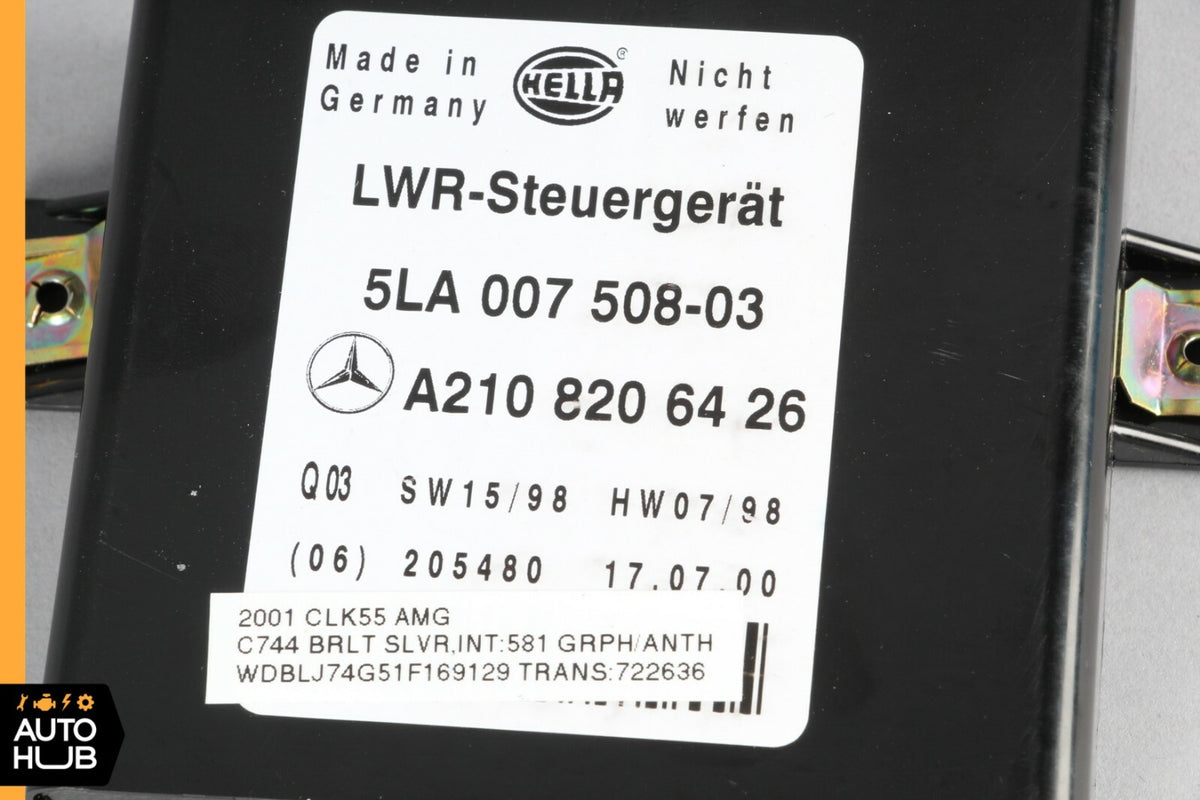 98-03 Mercedes W208 CLK320 E320 Headlight Lamp Range Control Module 2108206426 - photo 8