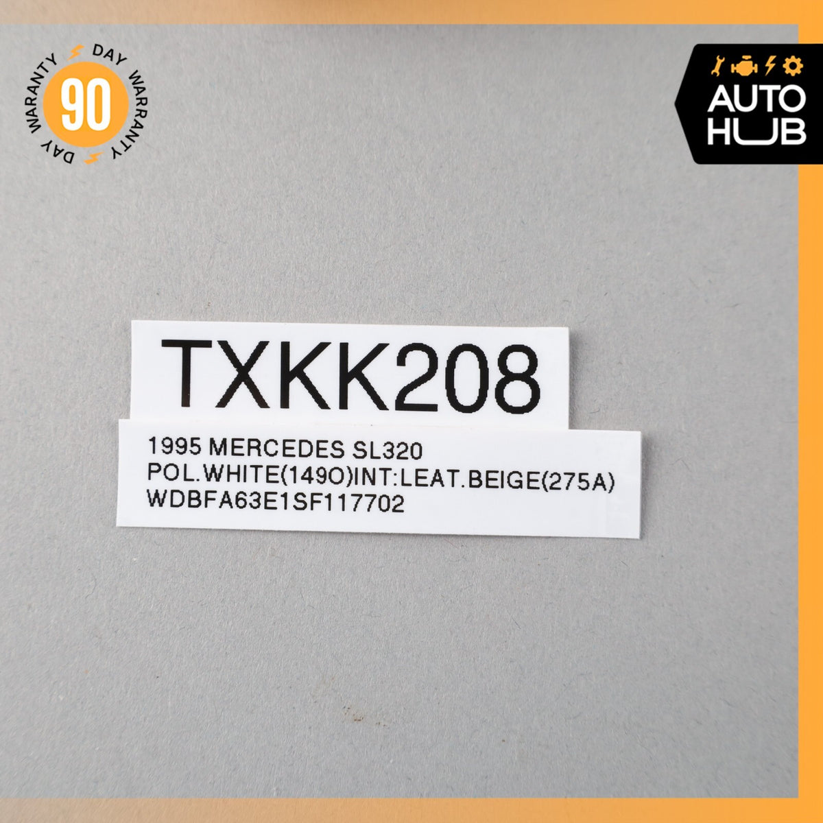 90-95 Mercedes R129 SL320 S500 Hazard Warning Light Switch Button 1408205510 OEM - photo 8