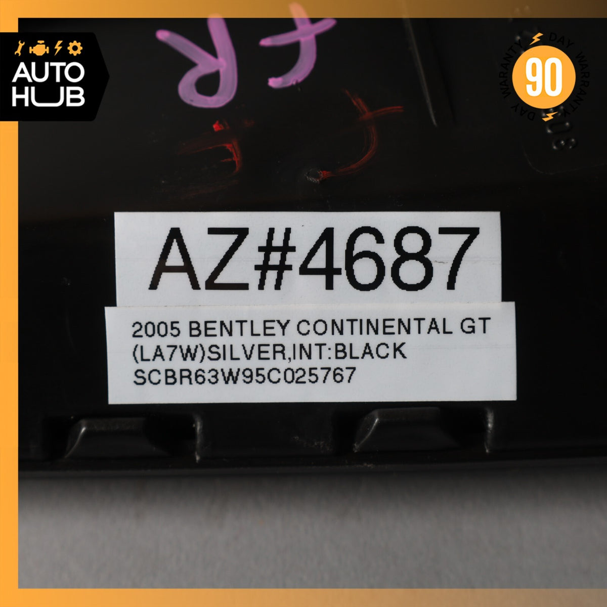 03-11 Bentley Continental GT GTC Front Right Passenger Side Seat Airbag SRS OEM - photo 12