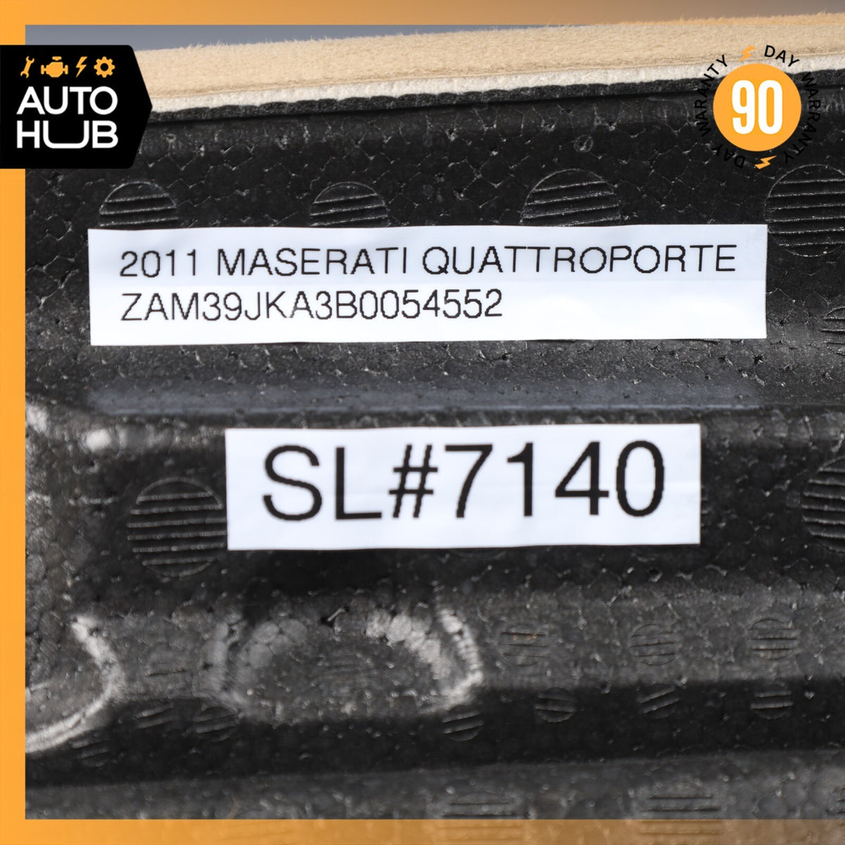 03-13 Maserati Quattroporte S Front Right Interior Trim Panel A Pillar Suede OEM - photo 12