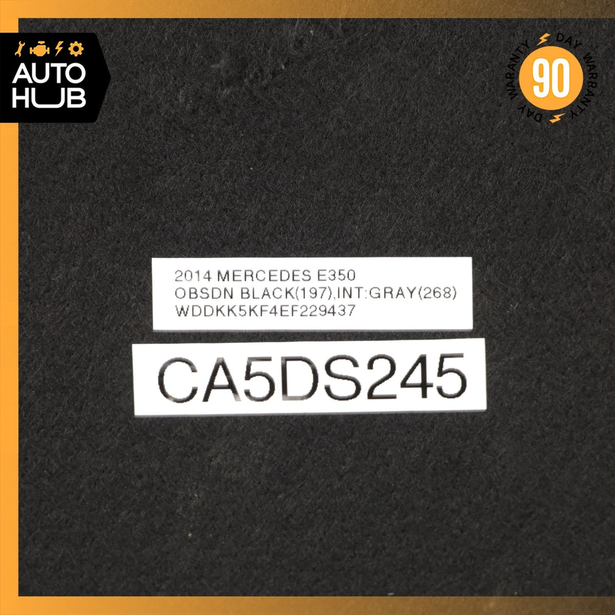 Mercedes W207 E350 E550 Trunk Compartment Floor Lining Trim Black OEM 57k - photo 18