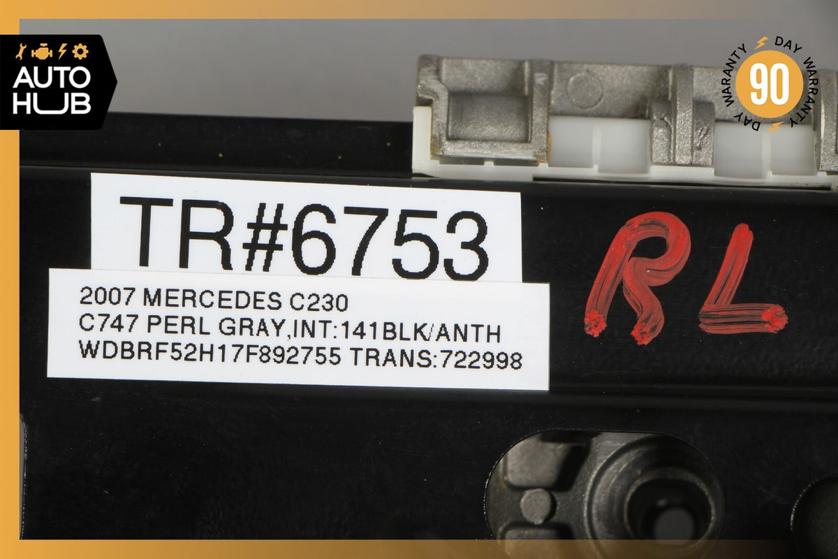 05-07 Mercedes W203 C230 C320 Rear Left Driver Side Window Regulator Motor OEM - photo 10
