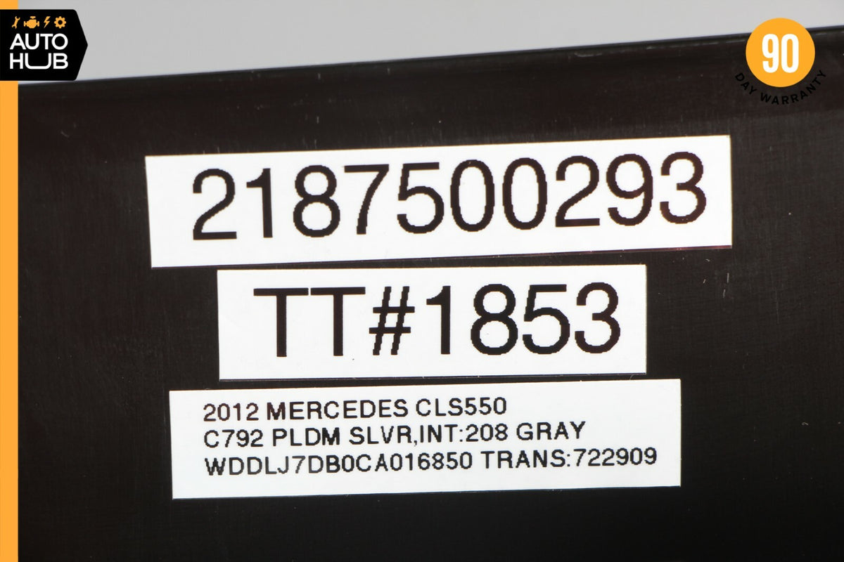 12-18 Mercedes W218 CLS550 CLS400 Trunk Lid Trim Panel Cover Molding Black OEM - photo 12