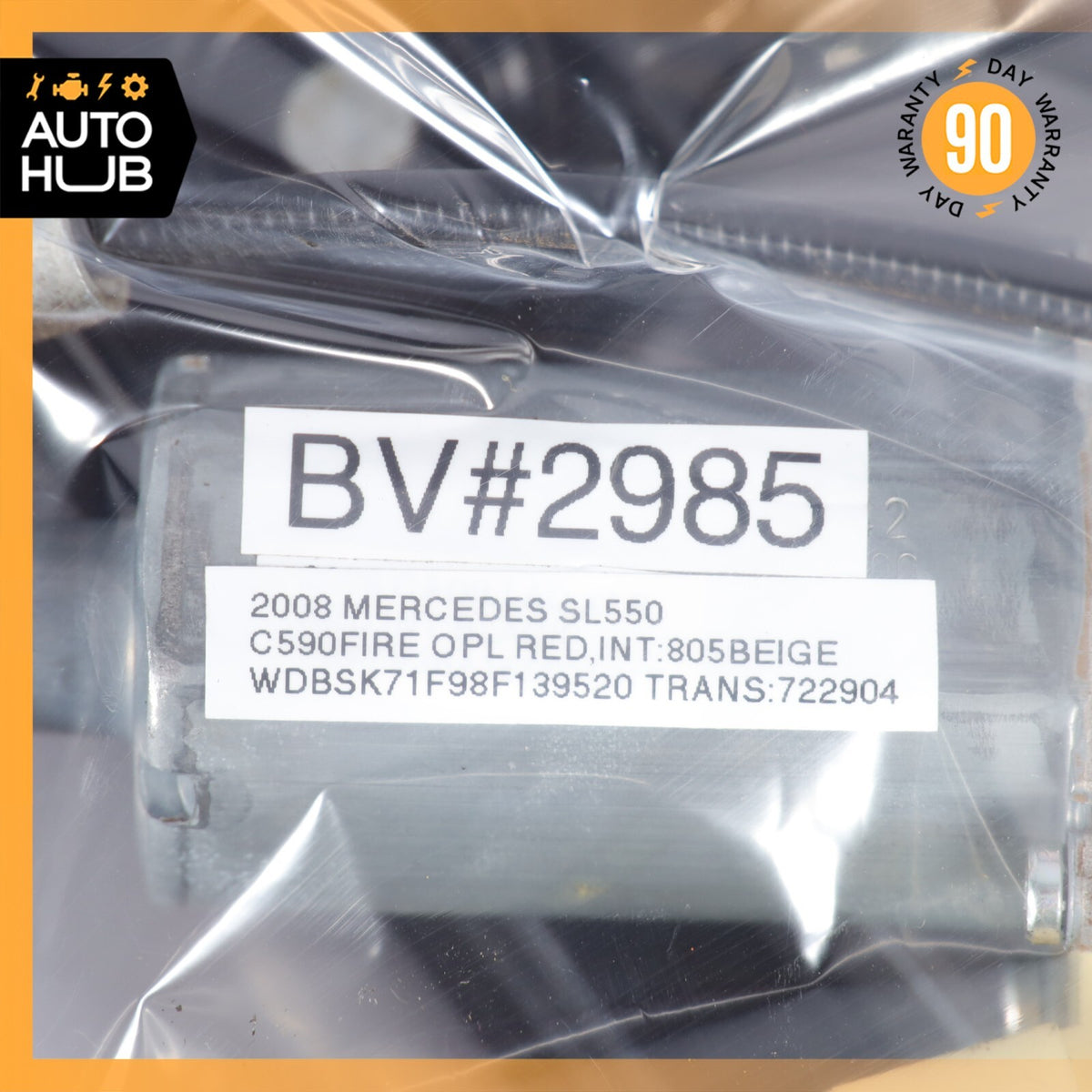 Mercedes R230 SL550 SL55 AMG Front Right Side Door Window Regulator Motor OEM - photo 12