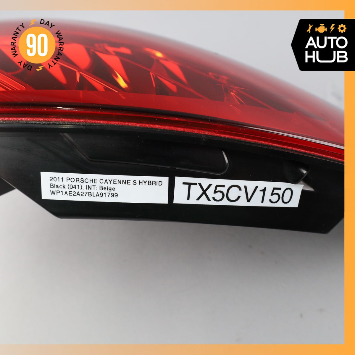 11-14 Porsche Cayenne 958 Hybrid S Left Driver Side Outer Tail Light Lamp OEM - photo 21