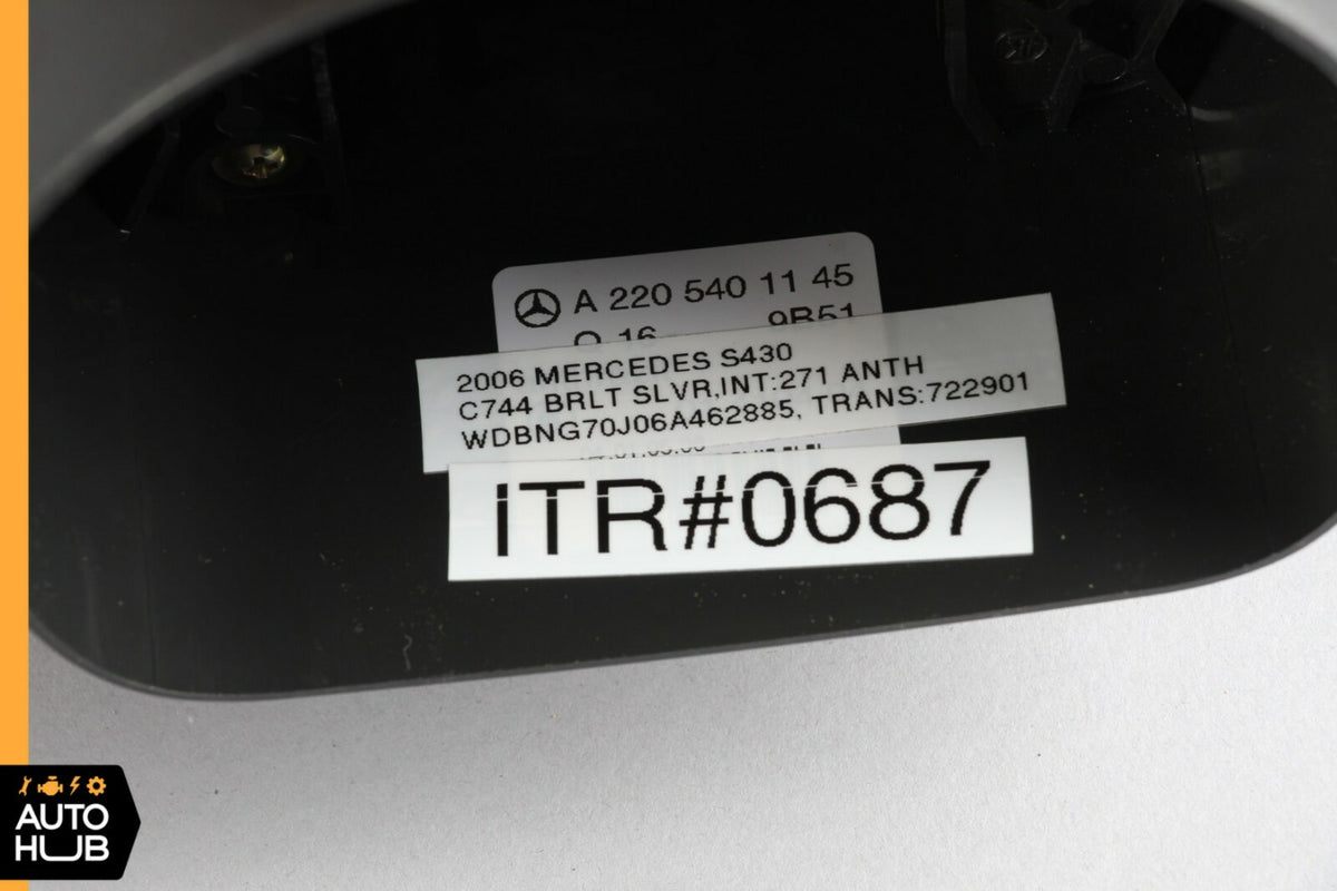 03-06 Mercedes W220 S430 S500 Steering Column Control Switch Clock Spring Black - photo 12