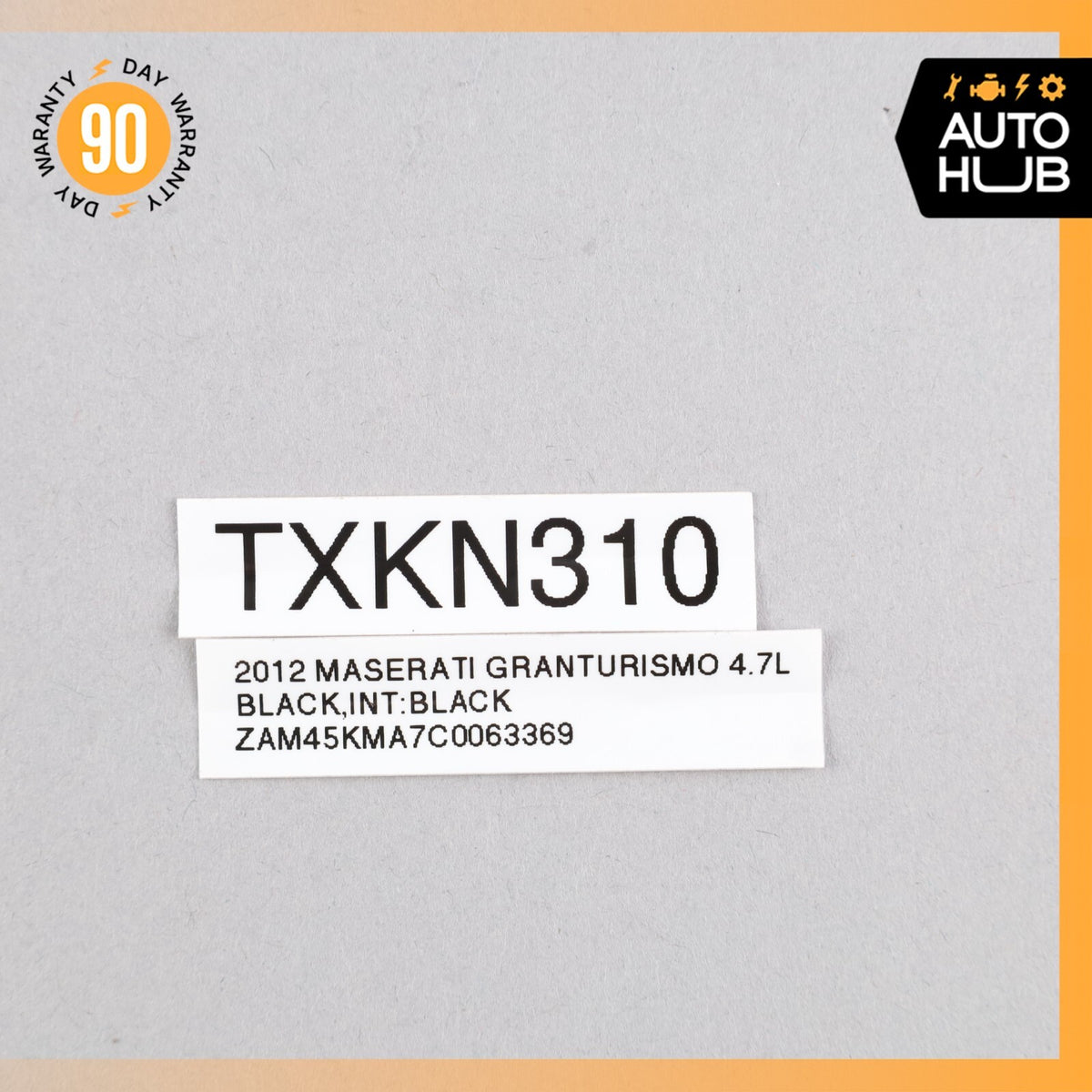 10-19 Maserati GranTurismo M145 Convertible Left Tonneau Cover Lock Latch OEM - photo 10