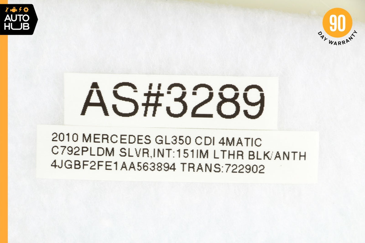 07-12 Mercedes X164 GL350 GL550 Front Left Side A-Pillar Trim Cover Grey OEM - photo 12