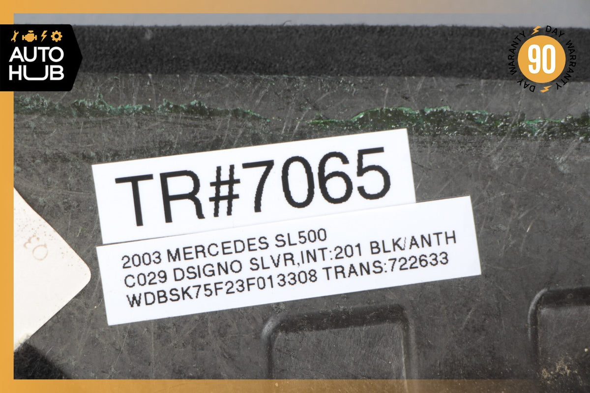 03-12 Mercedes R230 SL500 SL55 Front Left Interior Trim Panel A Pillar Suede 66k - photo 12
