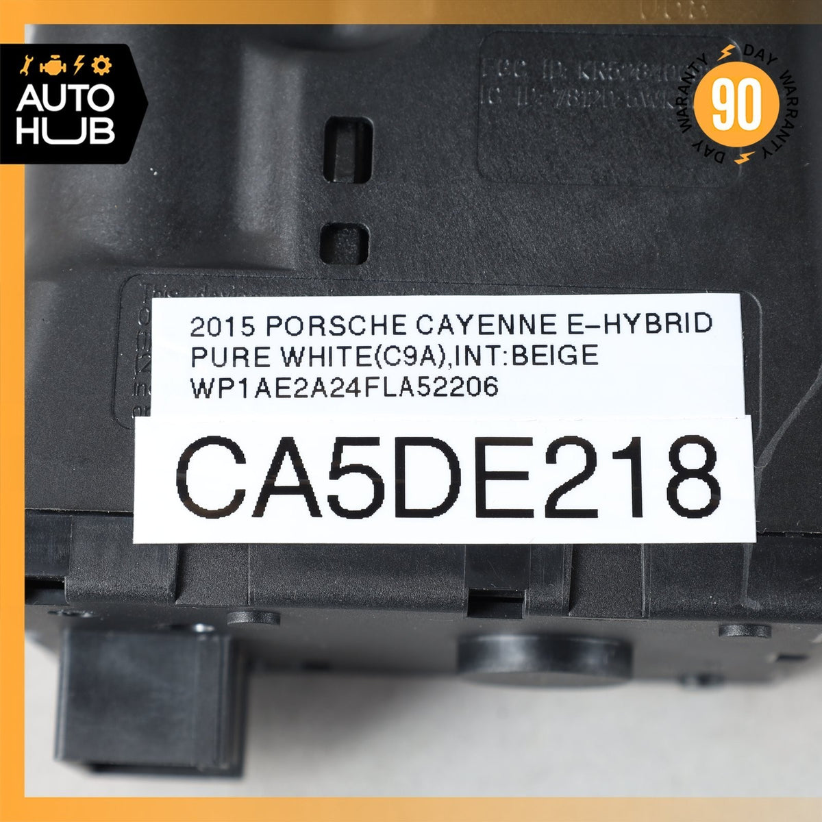 11-18 Porsche Cayenne 958 E-Hybrid Start Ignition Switch Module w/ Key OEM - photo 11