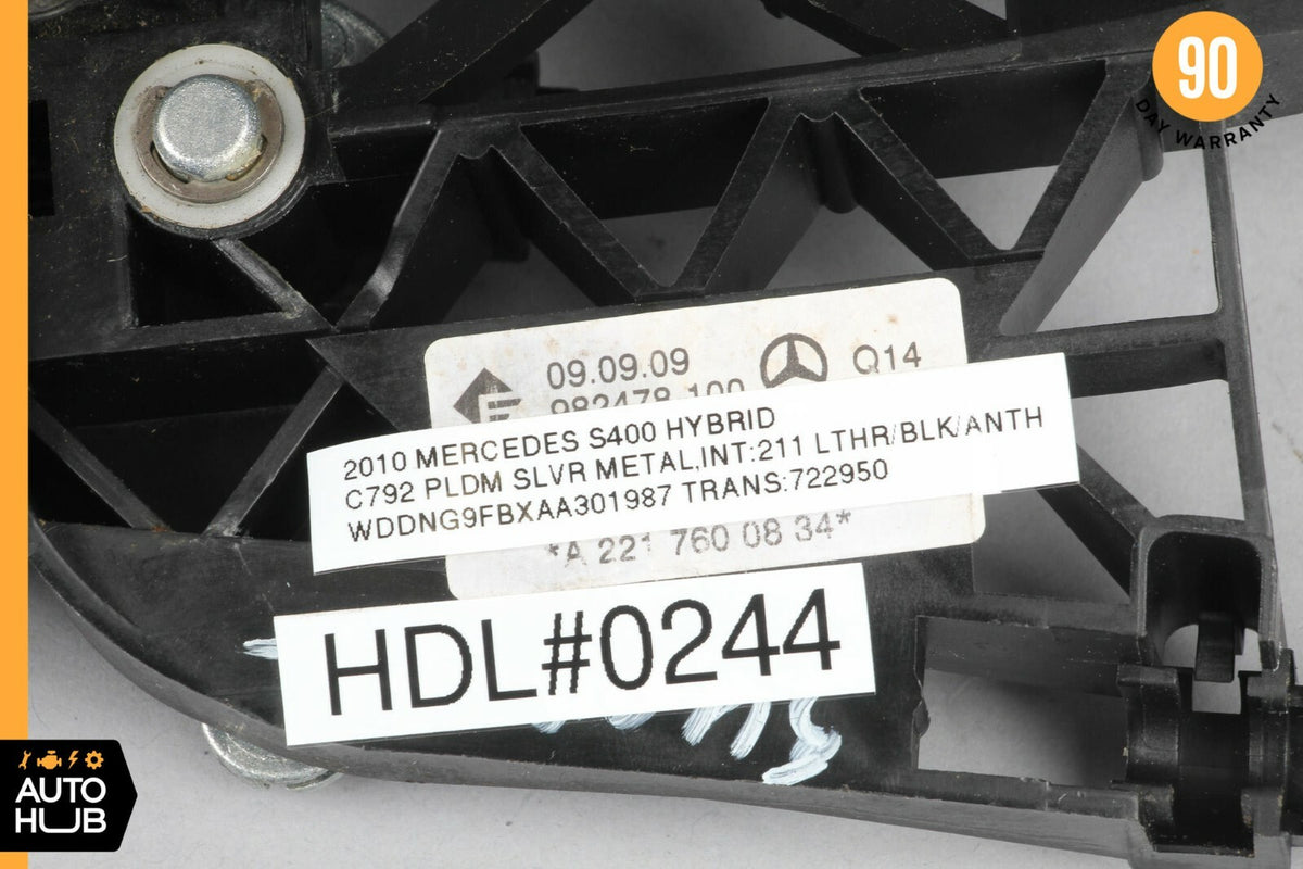 07-13 Mercedes W221 S550 S400 Rear Right Exterior Door Handle Keyless Go OEM - photo 12