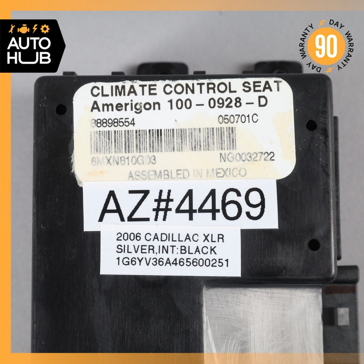 04-09 Cadillac XLR Front Left Driver Side Seat Control Module 88898554 OEM 51k - photo 6