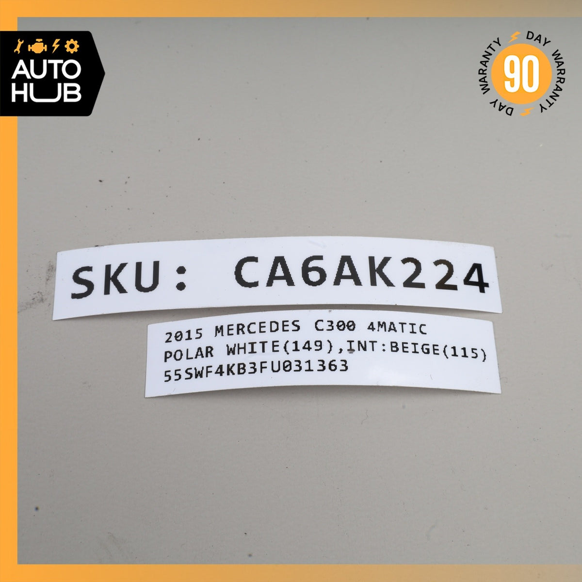 Mercedes W205 C300 AC A/C Heater Control Module 2059007615 OEM - photo 9