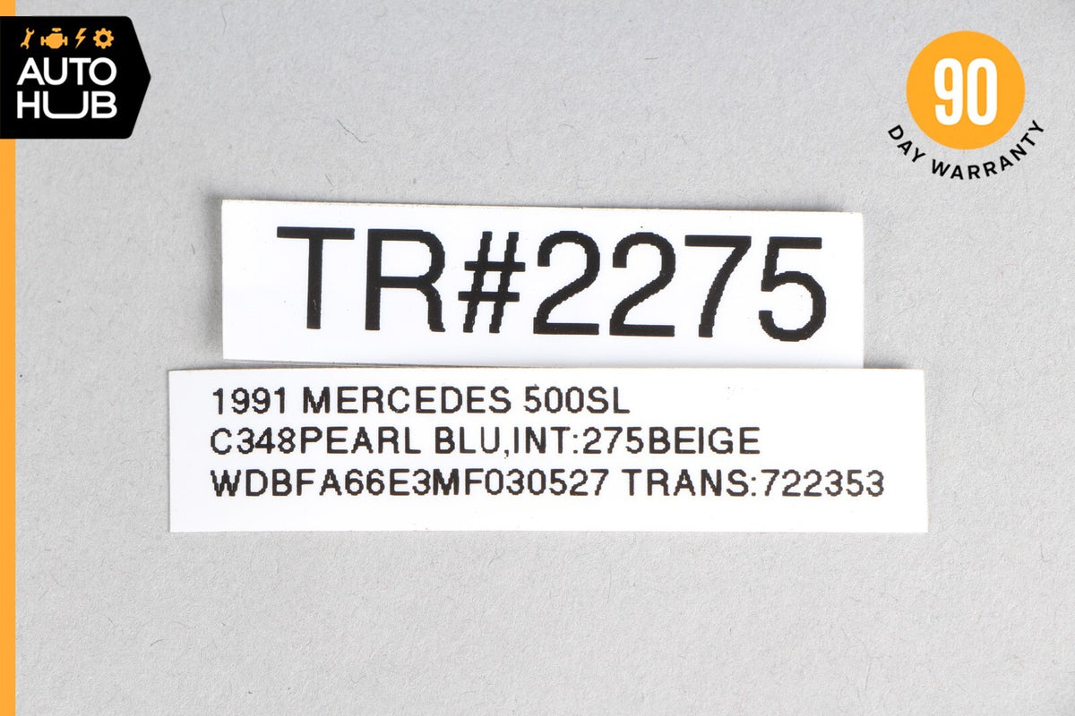 90-94 Mercedes R129 500SL 300SL SL320 Rear Left Driver Side Pad Wear Sensor OEM - photo 10