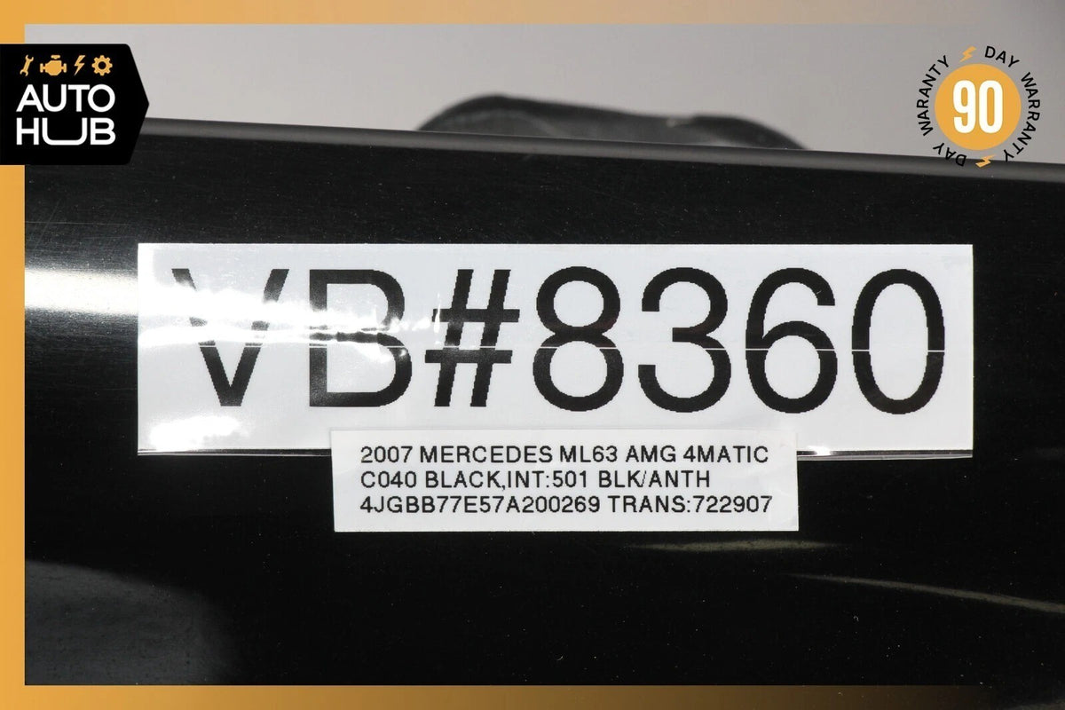 07-11 Mercedes W164 ML63 AMG Left Driver Side Fender w/ Flare Black OEM - photo 11