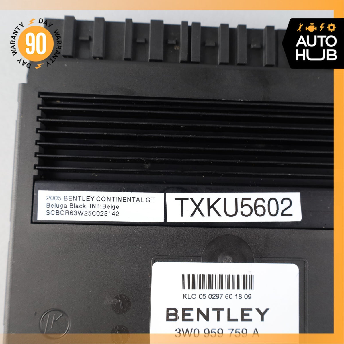 03-11 Bentley Continental GT GTC Front Right Side Seat Control Module OEM 81k - photo 9