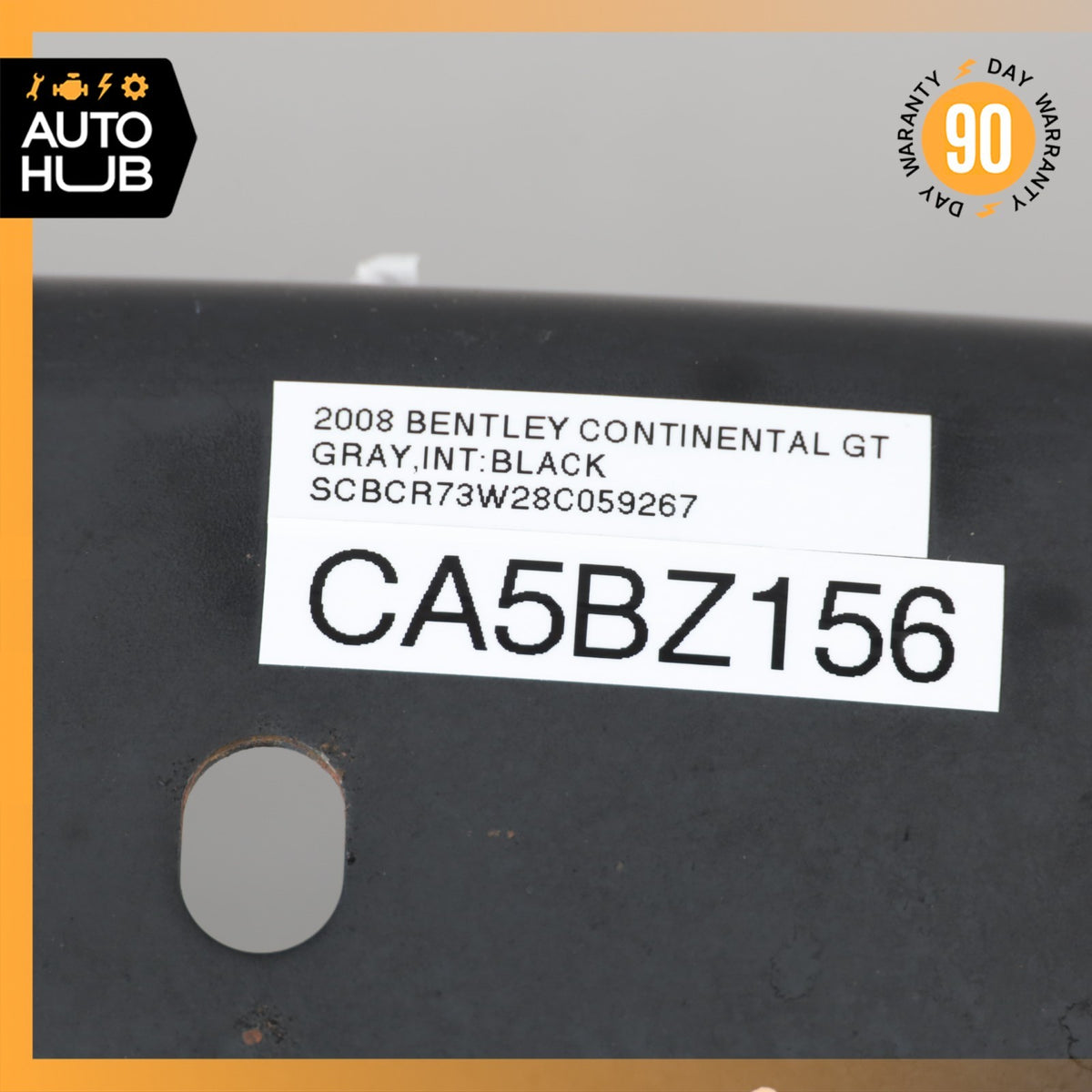08-10 Bentley Continental GT Front Bumper Reinforcement Impact Bar OEM 31k - photo 17