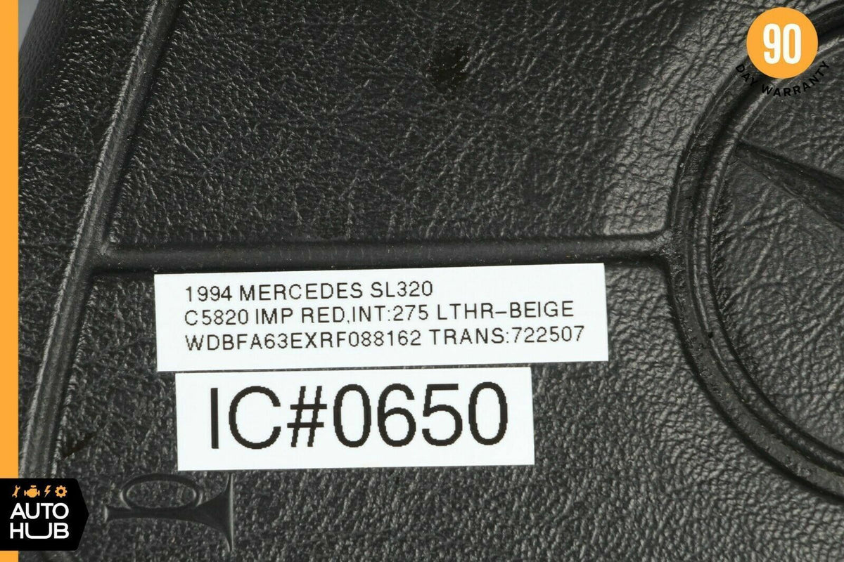92-98 Mercedes R129 SL320 500SL 300SL Driver Steering Wheel Airbag Air Bag OEM - photo 12