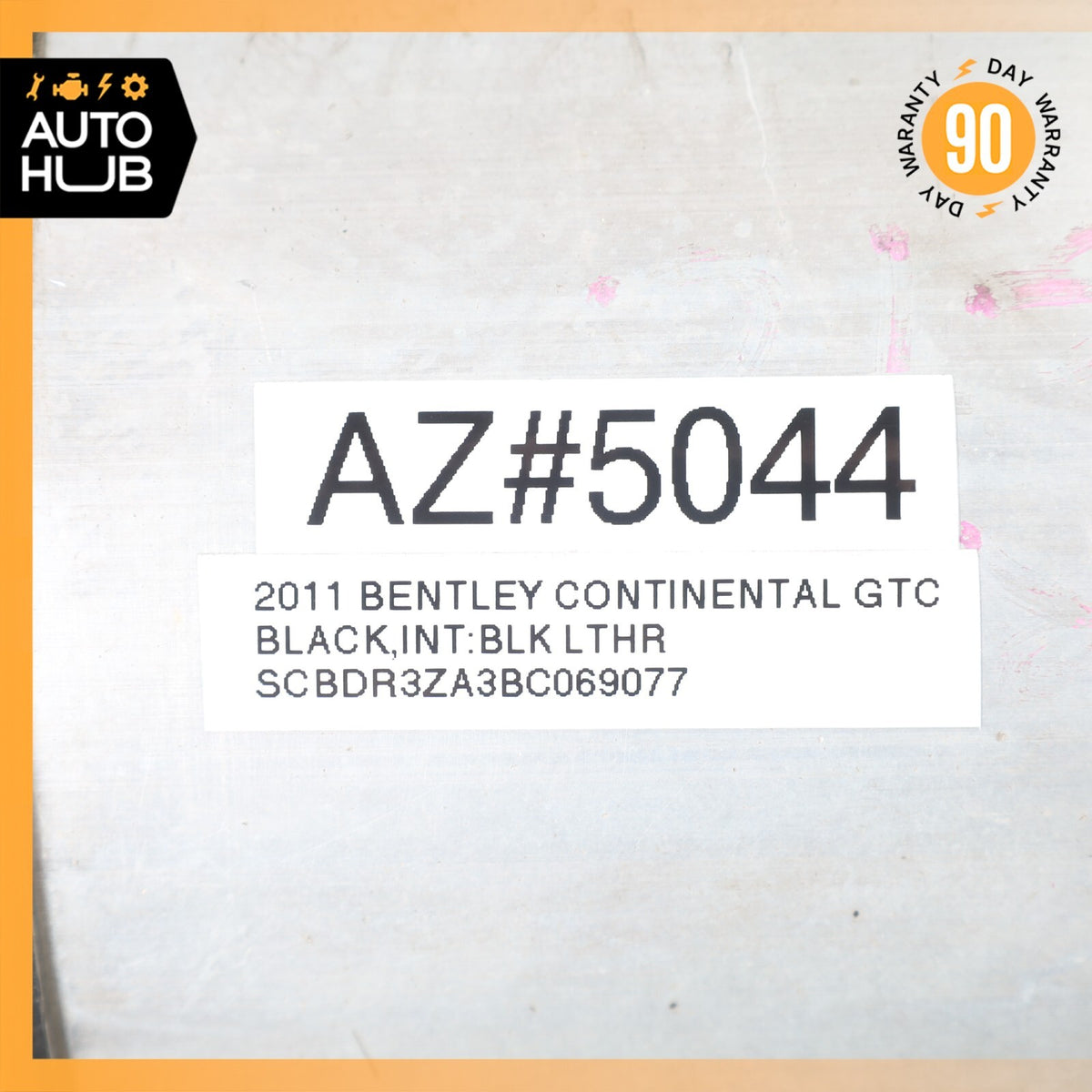 07-11 Bentley Continental GTC Rear Left Side Air Ride Air Shock Strut OEM 59k - photo 17