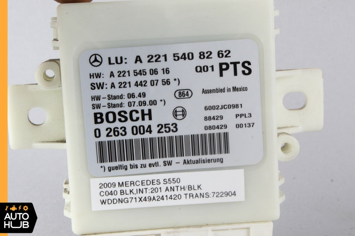 07-09 Mercedes W221 S550 CL63 Parking Back Up Reverse Distance Control Module - photo 6