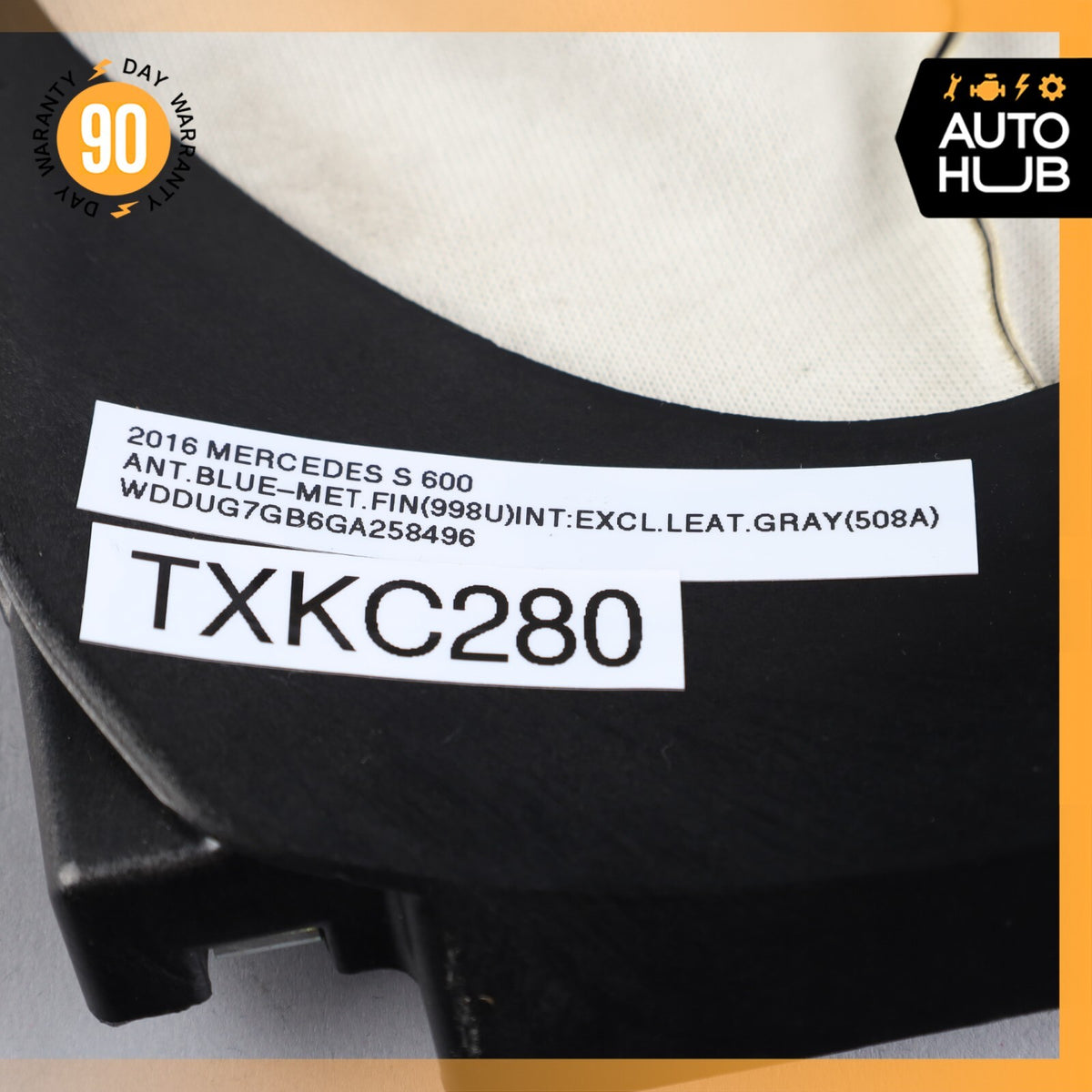 14-17 Mercedes W222 S600 S550 S550e Steering Column Cover Boot Trim Gray OEM - photo 15