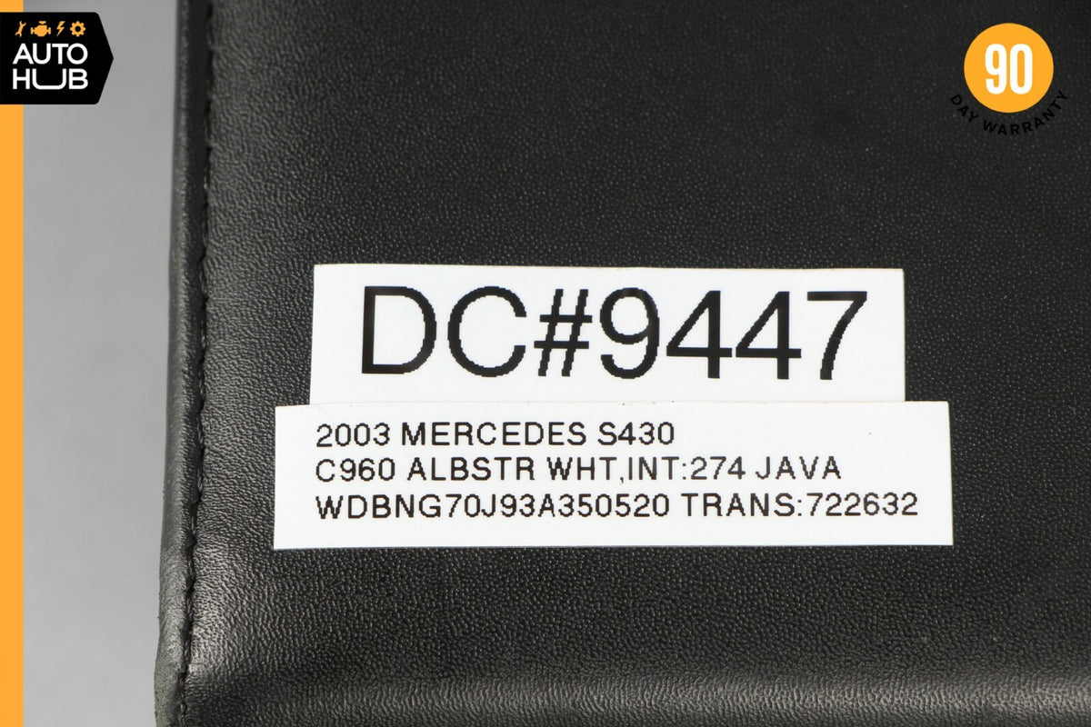 2003 Mercede-Benz W220 S430 Owner's Operator Maintenance Manual Book OEM - photo 12