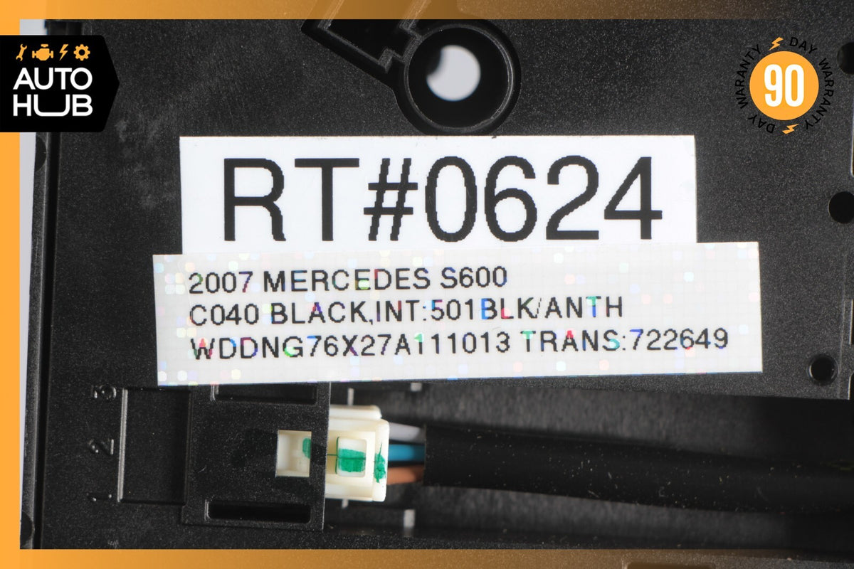07-14 Mercedes W221 S600 CL550 Front Left Driver Seat Control Memory Switch OEM - photo 10