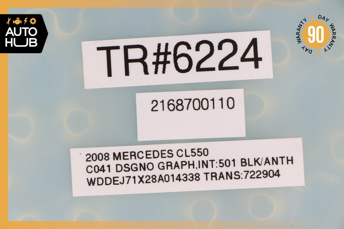 07-14 Mercedes W216 CL550 CL63 AMG Seat Occupancy Sensor Mat SRS System OEM - photo 12