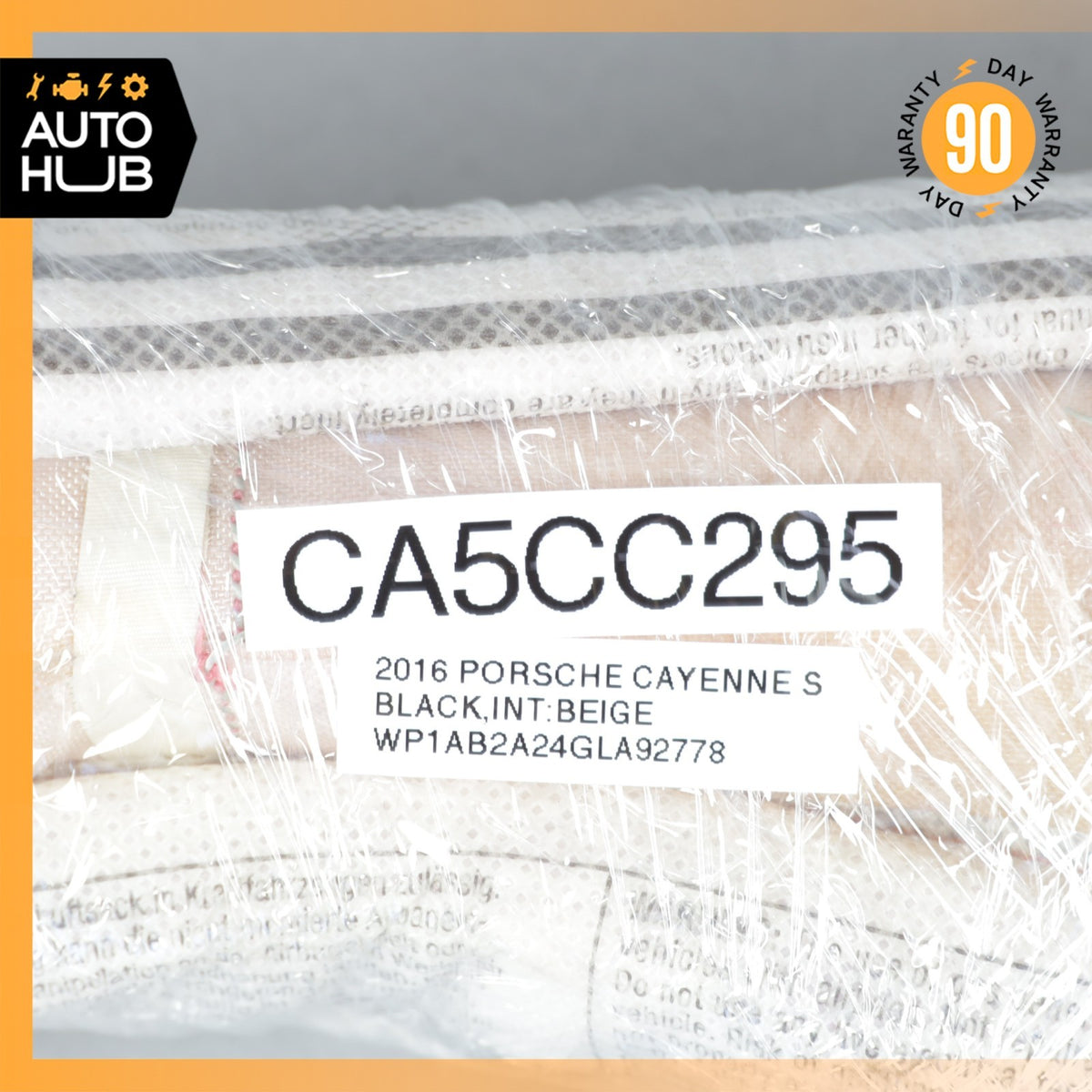 11-18 Porsche Cayenne 958 Roof Curtain Airbag Air Bag Right 7P5880742D OEM 91k - photo 18