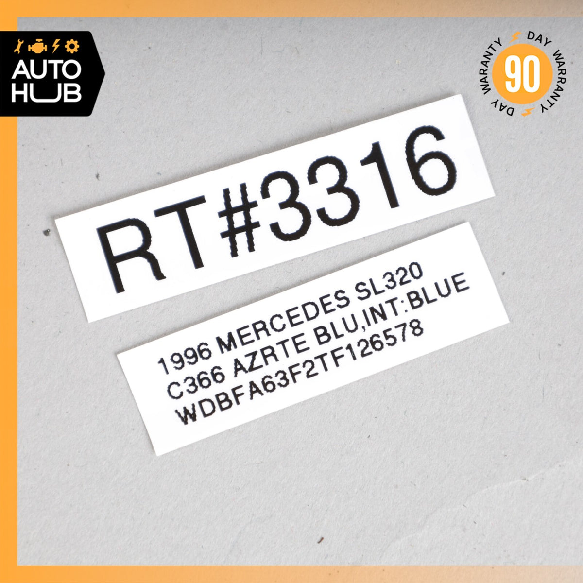 90-02 Mercedes R129 SL320 SL500 500SL Trunk Lock Latch Actuator 1298201810 OEM - photo 10