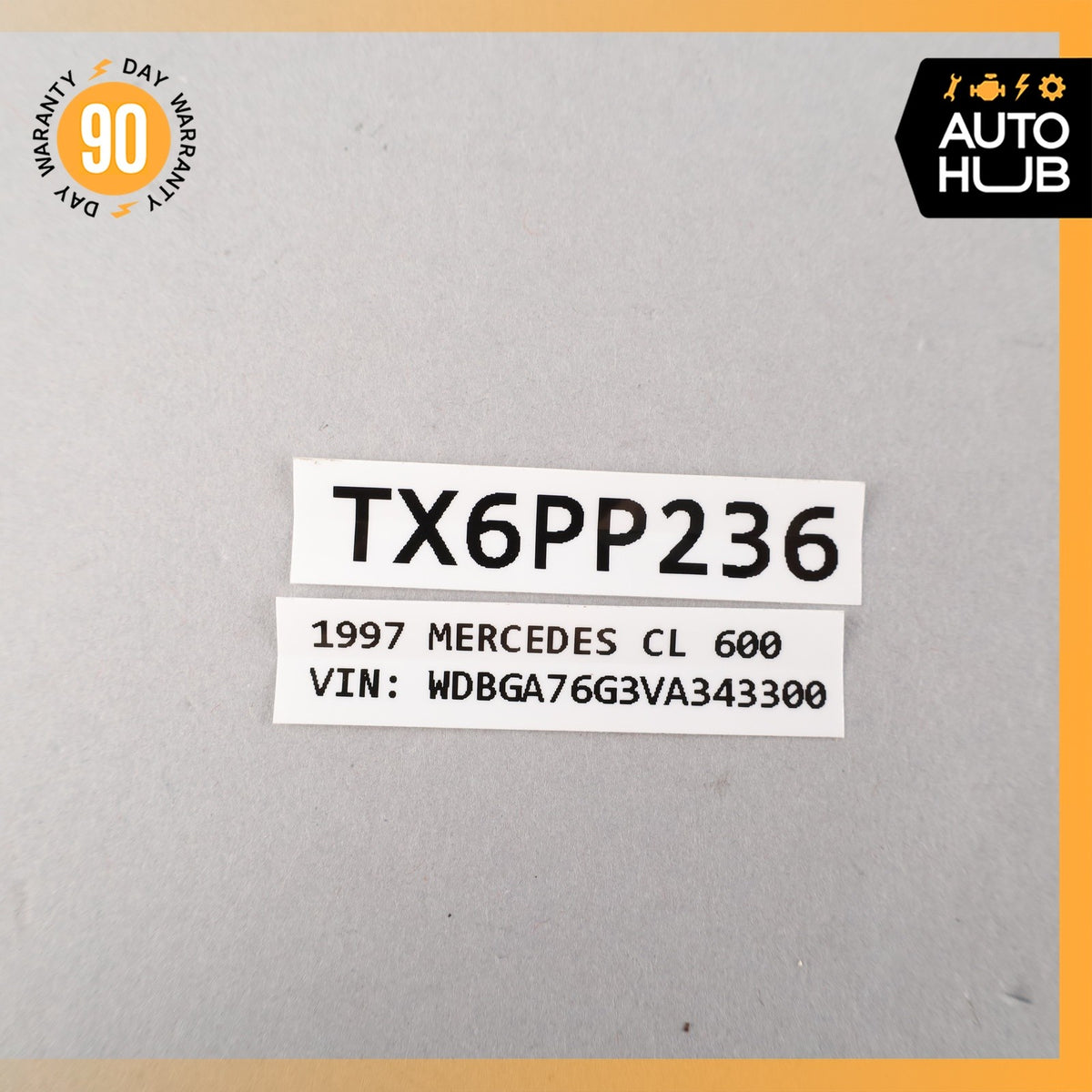 Mercedes W140 CL600 S500 Bumper Parktronic Parking Sensor OEM 63k - photo 11