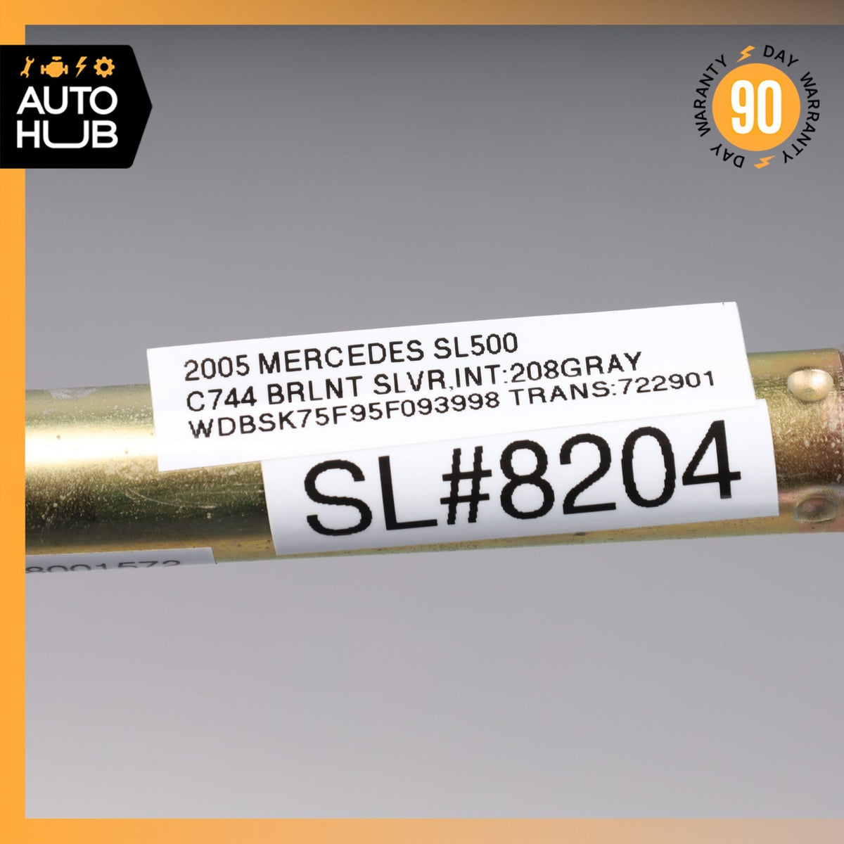 Mercedes R230 SL500 SL55 AMG Convertible Top Right Side Load Assist Cylinder OEM - photo 12