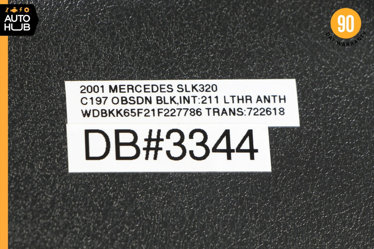 97-04 Mercedes R170 SLK320 SLK230 Right Dashboard Dash Cover Panel Trim Black - photo 11