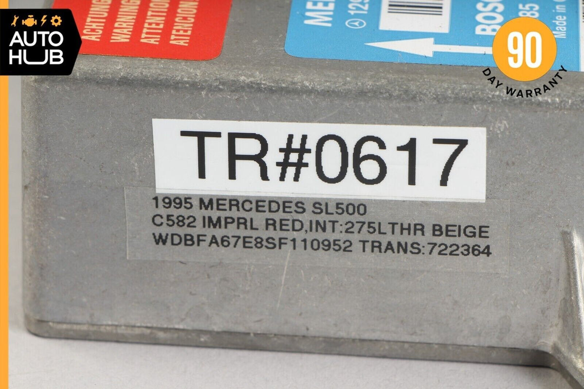 90-95 Mercedes R129 SL500 500SL SL320 Convertible Roll Bar Control Module OEM - photo 10