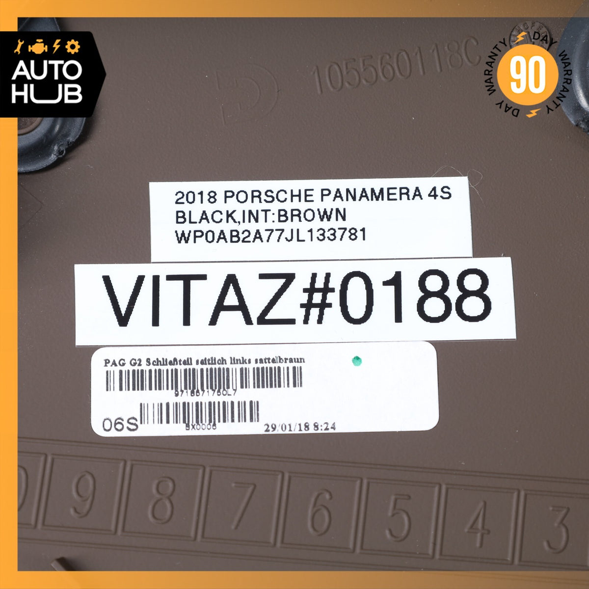 2018 Porsche Panamera 971 4S Left Side Dashboard Trim Cover Panel OEM 6k - photo 13