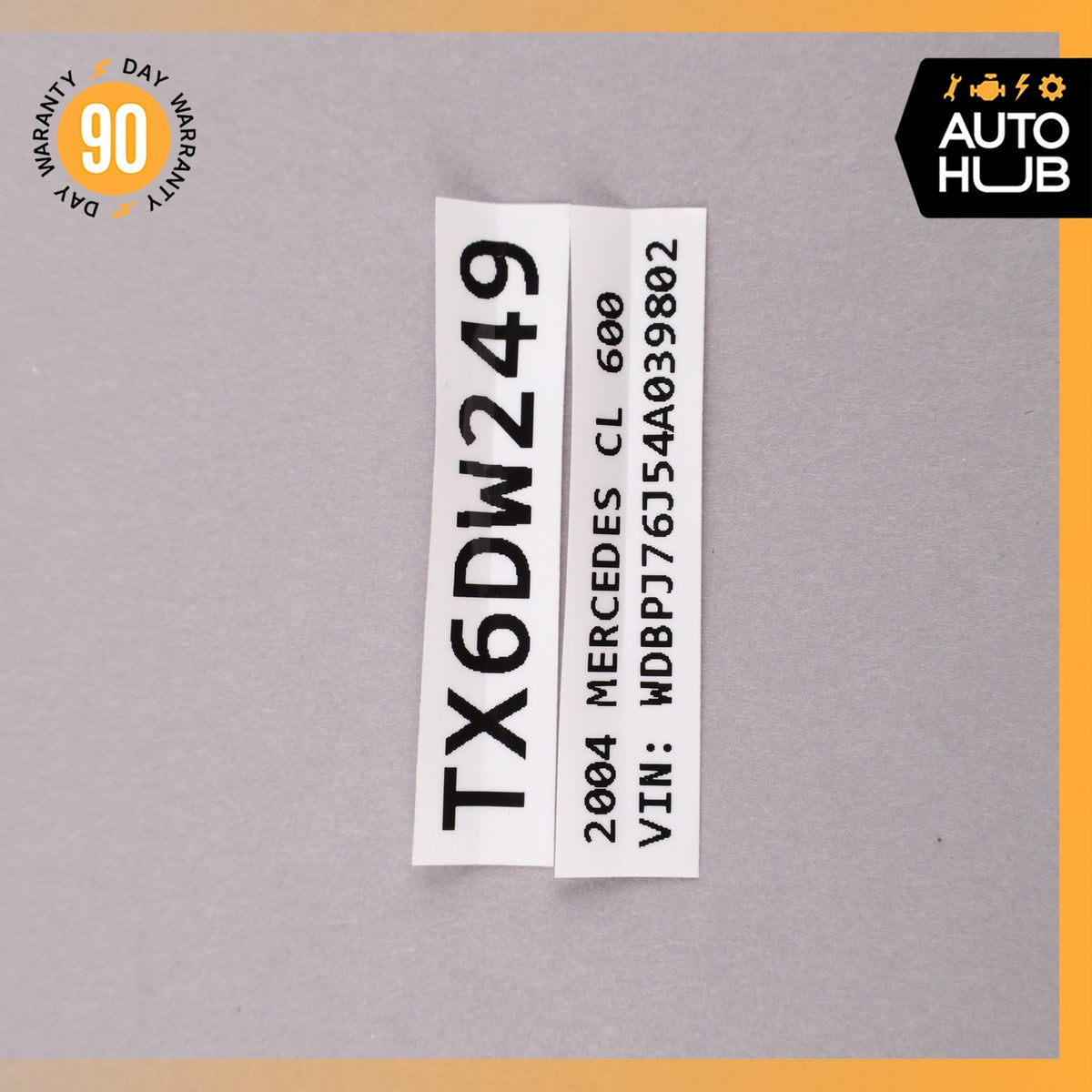 00-06 Mercedes W215 CL600 CL55 Roof Curtain Airbag Air Bag Right Side OEM - photo 23