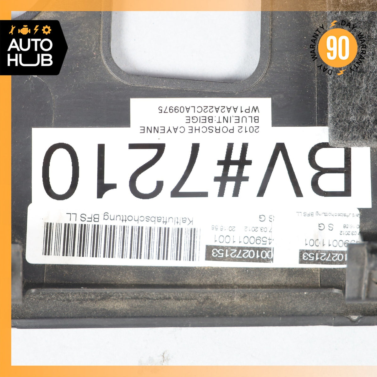 11-18 Porsche Cayenne 958 Dashboard Lower Right Side Knee Cover Panel OEM - photo 14