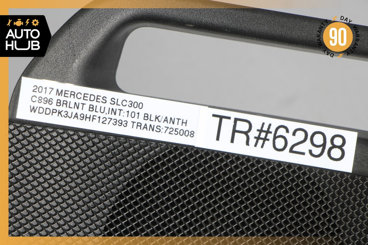 12-20 Mercedes R172 SLC300 SLK350 Rear Right Side B-Pillar Speaker Cover OEM - photo 9