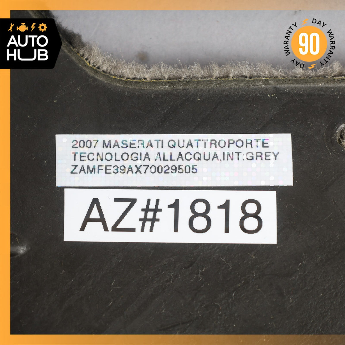 03-13 Maserati Quattroporte M139 Front Right Under Dash Kick Panel Gray OEM - photo 10